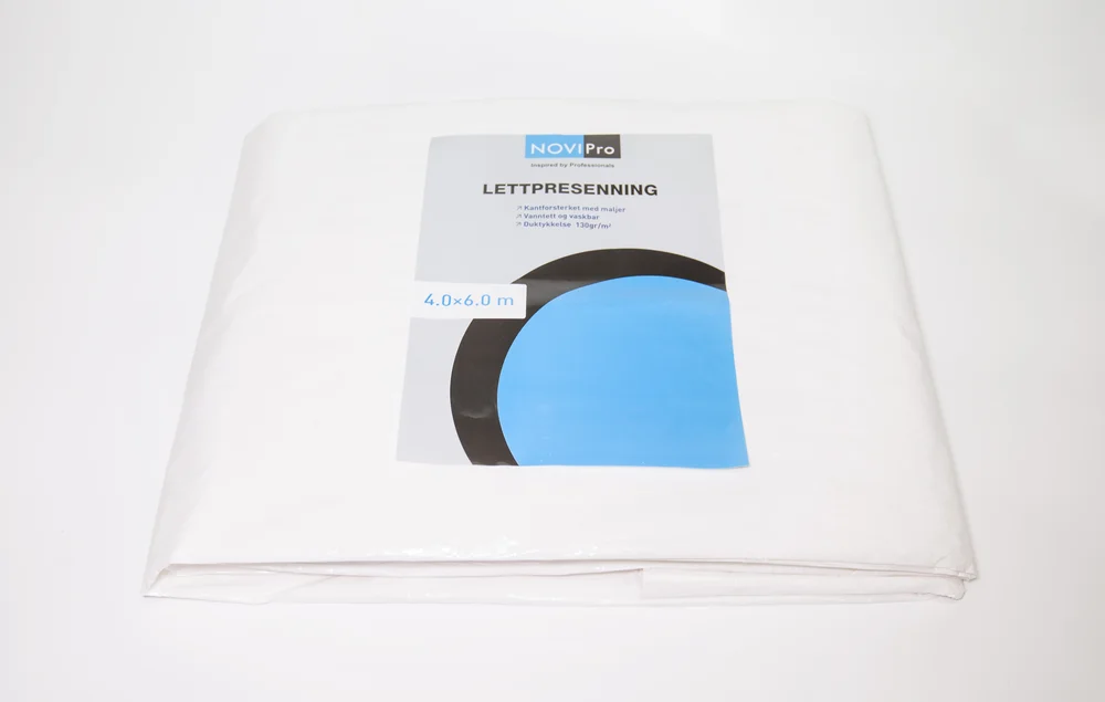 Presenning hvit 130g/m2 4×6 meter v:5964561 Presenning hvit 130g/m2 4×6 meter v:5964561