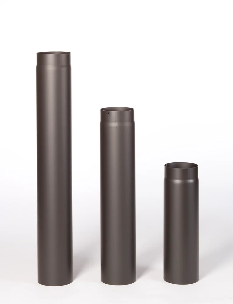 RØKRØR Ø150X500 SORT LAKK 2,0MM v:6882979