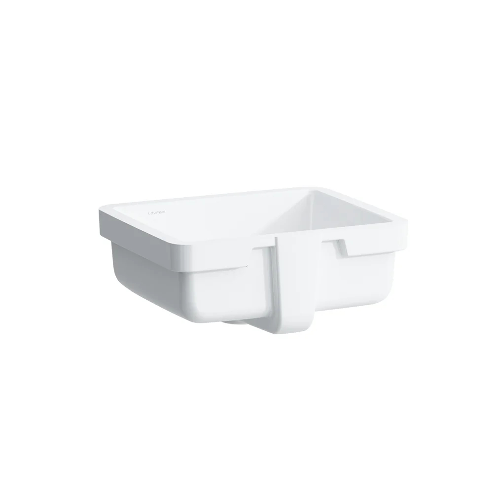 LAUFEN LIVING CITY UNDERLIMT SERVANT 40X35,5 CM M/GLASERT UTSIDE SLIPT HVIT v:6801982