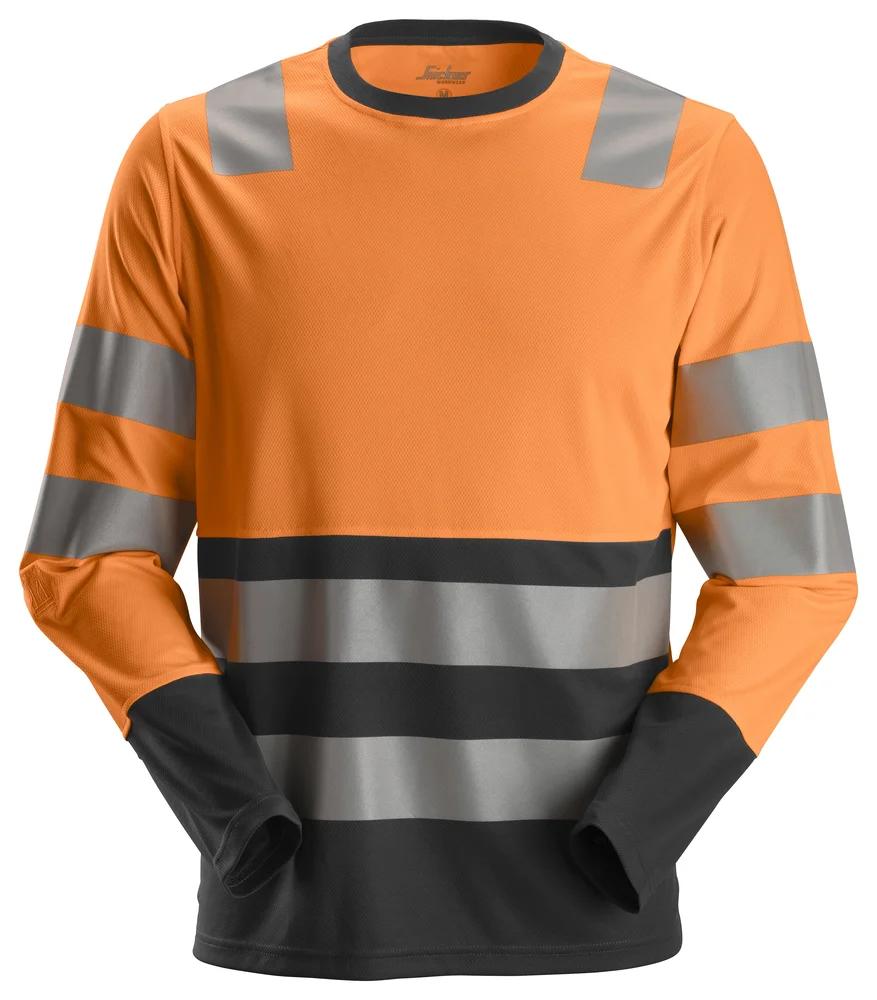 Arbeidstrøye high-vis oransje/sort str 3XL v:3333020