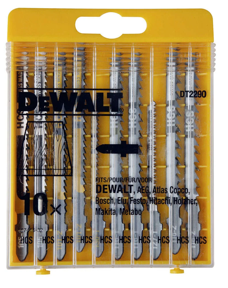 DeWalt DT2290 XPC stikksagblad 10-pk v:2671789 DeWalt DT2290 XPC stikksagblad 10-pk v:2671789