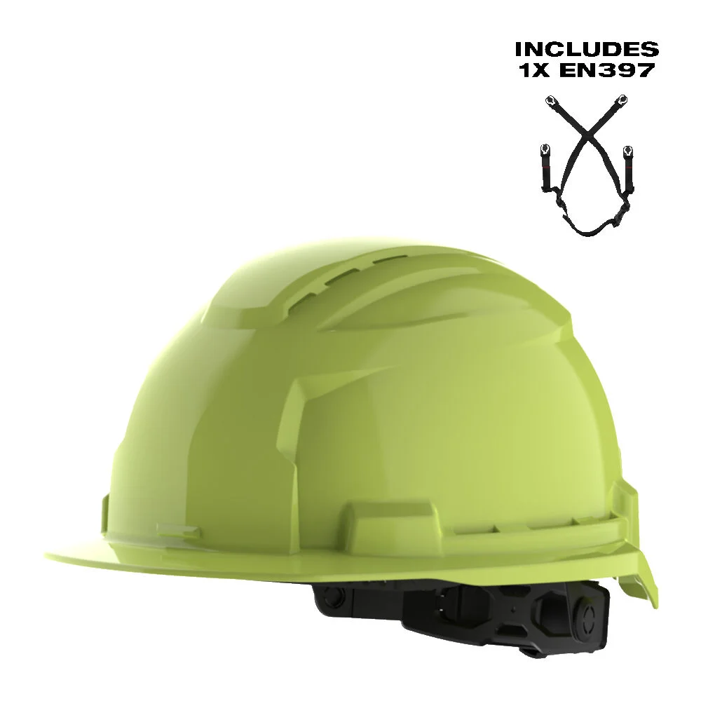 Milwaukee vernehjelm BOLT100 hi-vis gul vent v:3848924 Milwaukee vernehjelm BOLT100 hi-vis gul vent v:3848924