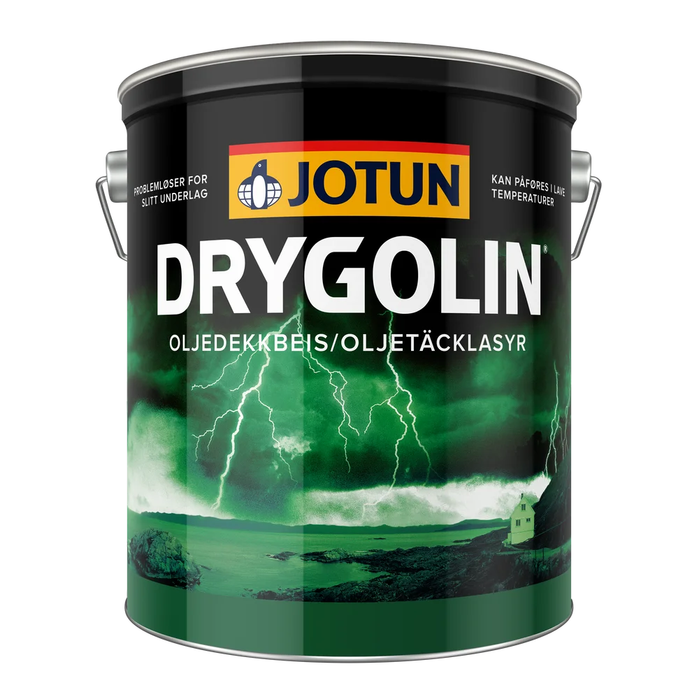 Drygolin oljedekkbeis klassisk hvit base 4,5 liter v:4249340