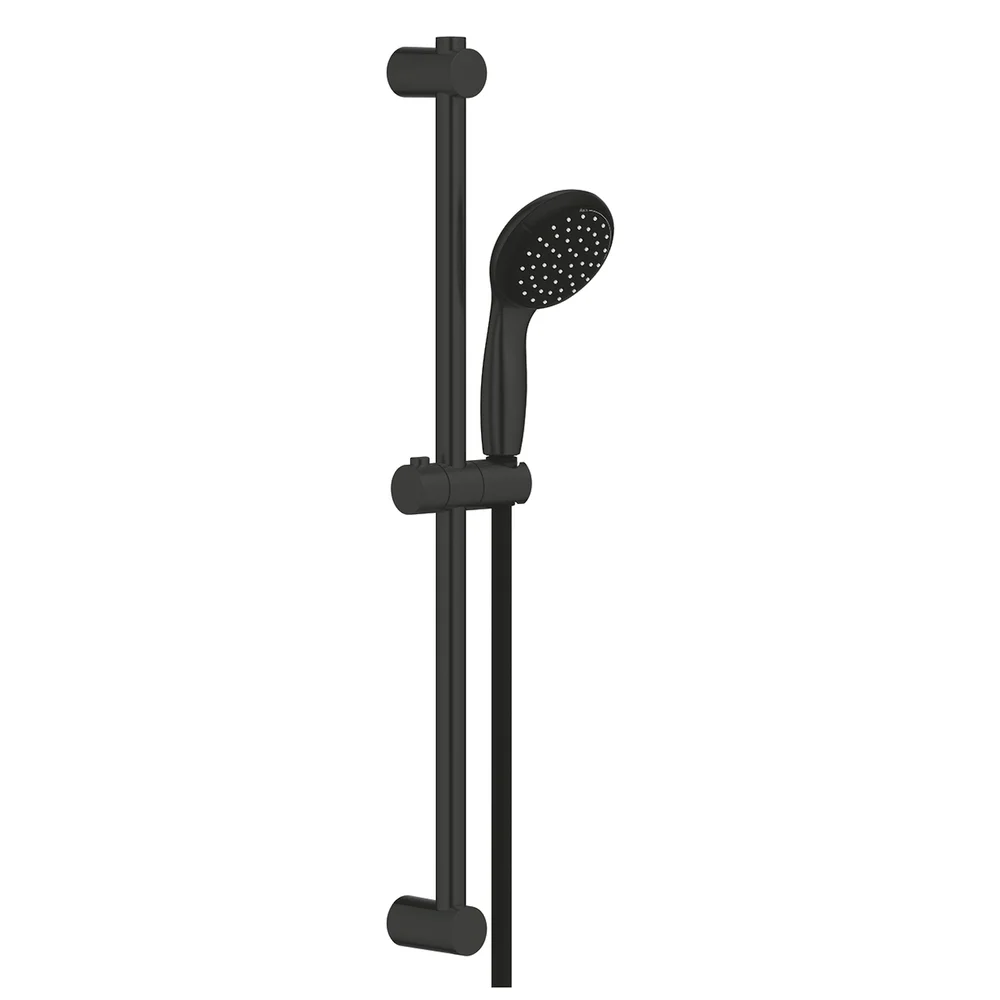 GROHE VITALIO START 100 II DUSJSETT MATT SORT v:1822396 GROHE VITALIO START 100 II DUSJSETT MATT SORT v:1822396