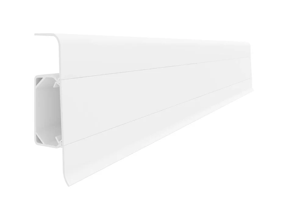 22x67x2500 Kabellist – fotlist hvit pvc 601 v:9060282