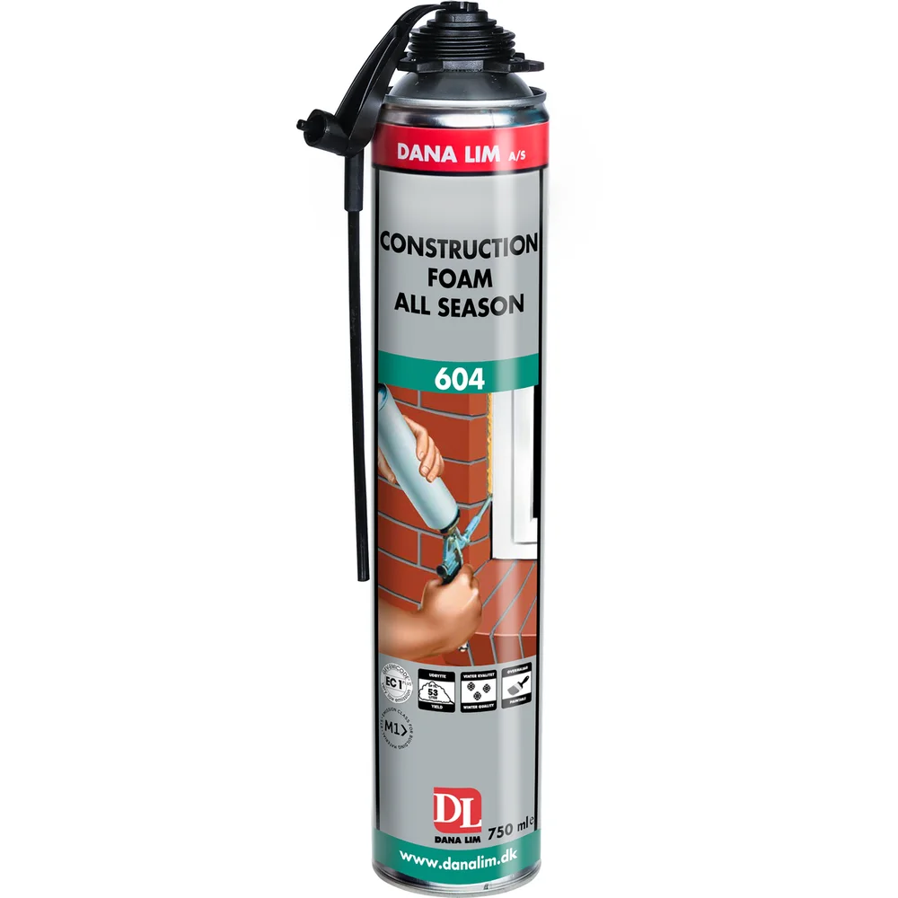CONSTRUCTION FOAM ALL SEASON 604 750ML v:3556566 CONSTRUCTION FOAM ALL SEASON 604 750ML v:3556566