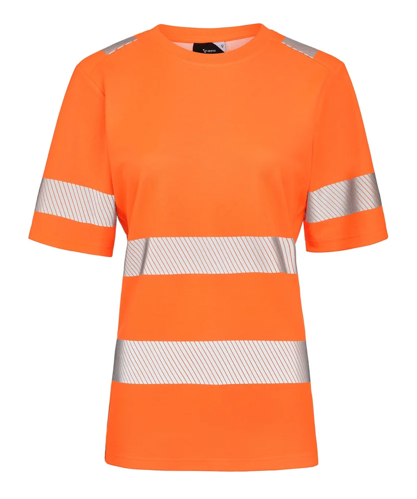 T-SKJORTE G155 ESSENTIAL DAME KLASSE 2 ORANSJE v:9483384