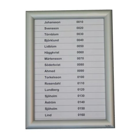 Safesnap Swedsign Portkodetavle 3039699