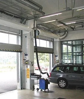 Nederman Avtrekkshette, komplett med vifte v:8336805