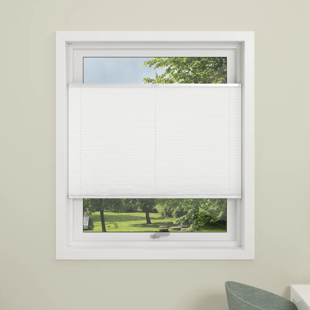 DEBEL PLISSÉGARDIN FLEX LYSDEMPENDE HVIT 60X130 v:2401288