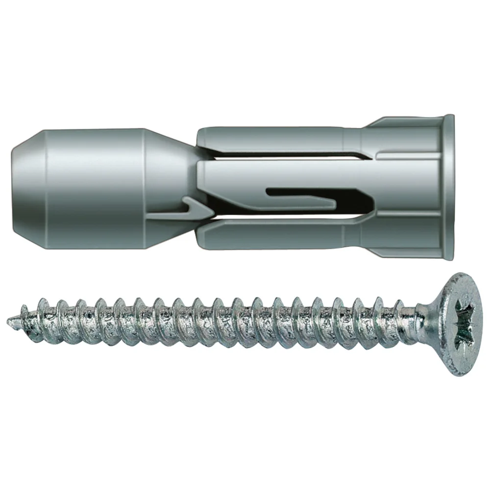 PLATEPLUGG PD 10 S M/SKRUER A50 FOR GIPS OG PLATER v:8104666