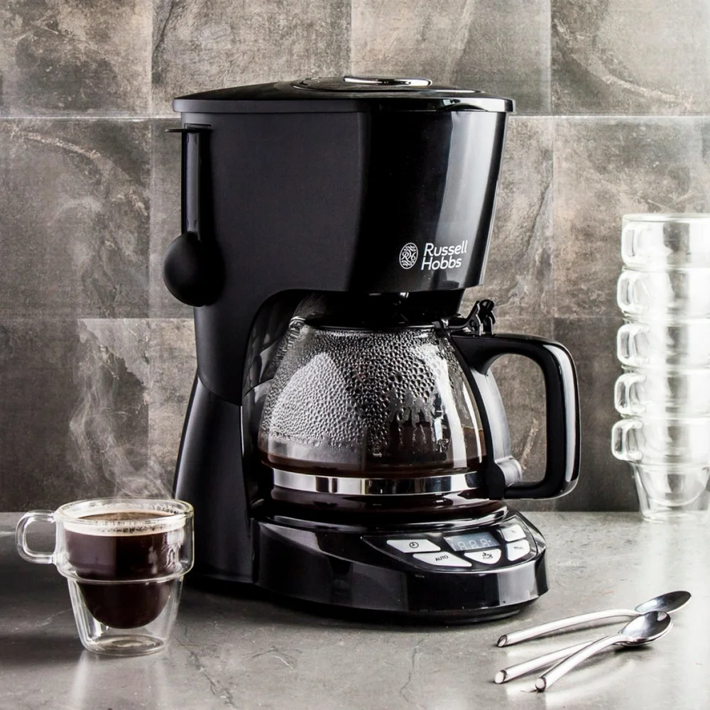 RUSSELL HOBBS KAFFETRAKTER TEXTURES, SVART 1,25 L v:1823938