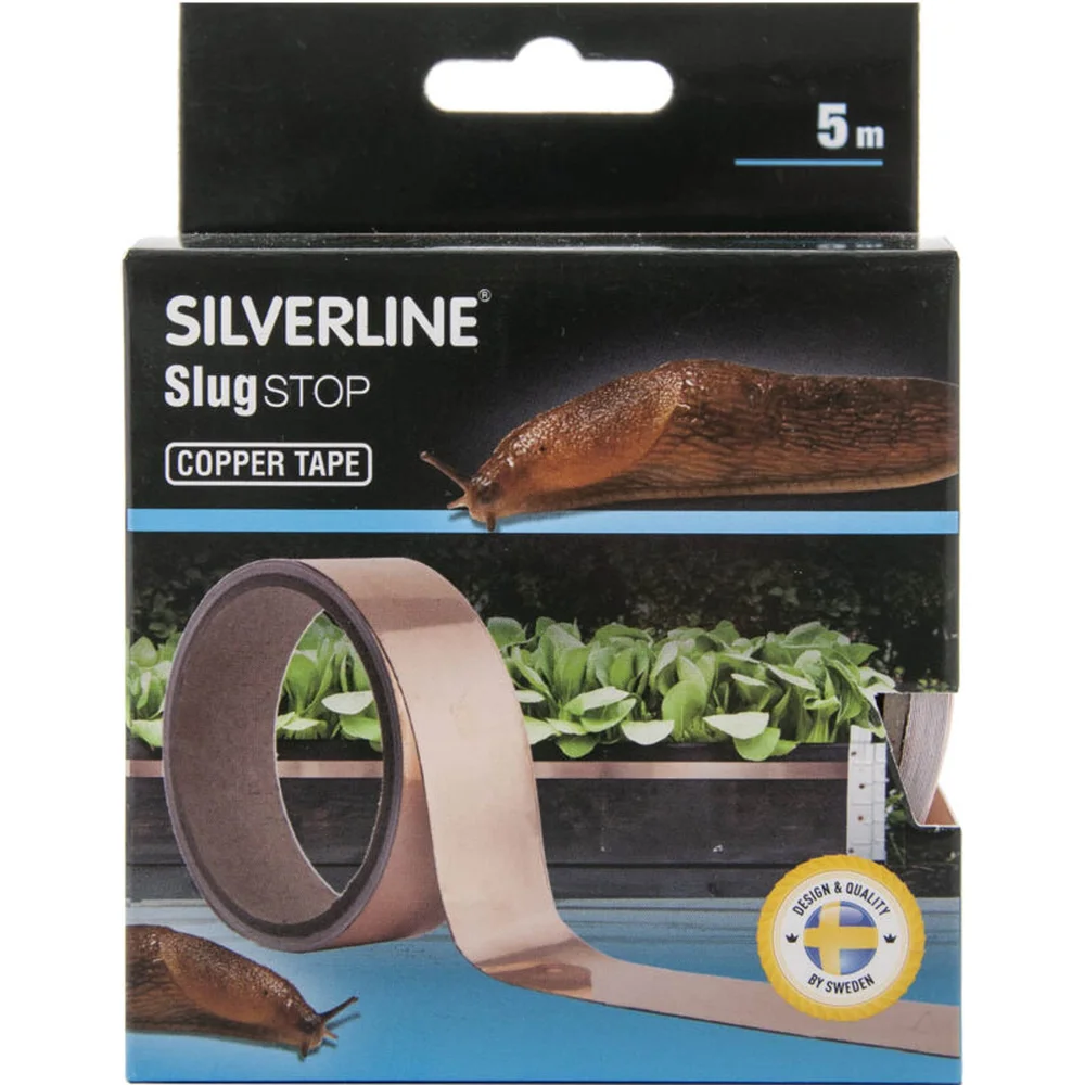 Silverline Kobbertape mot snegler, 5 m v:9012570