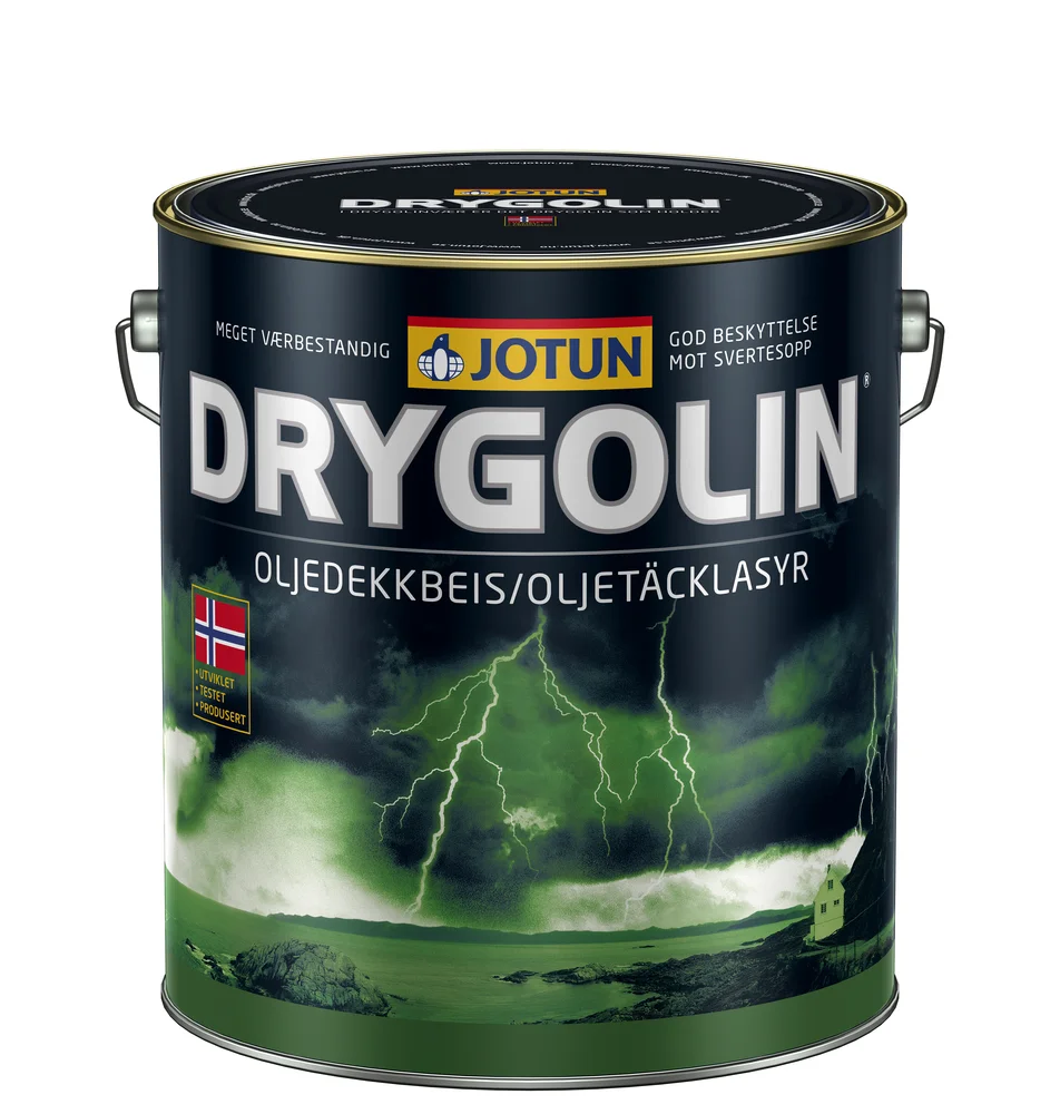 Drygolin oljedekkbeis hvit 10 liter – dekkende beis til utvendig treverk v:9558710 Drygolin oljedekkbeis hvit 10 liter – dekkende beis til utvendig treverk v:9558710