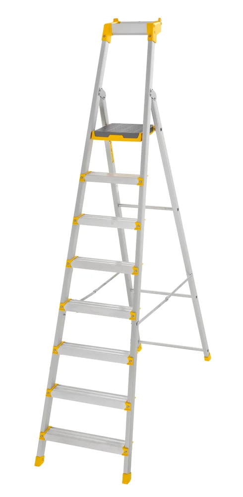 Trapp Proff 55PN eloksert 8-trinn 1,95m – Wibe v:1679790 Trapp Proff 55PN eloksert 8-trinn 1,95m – Wibe v:1679790