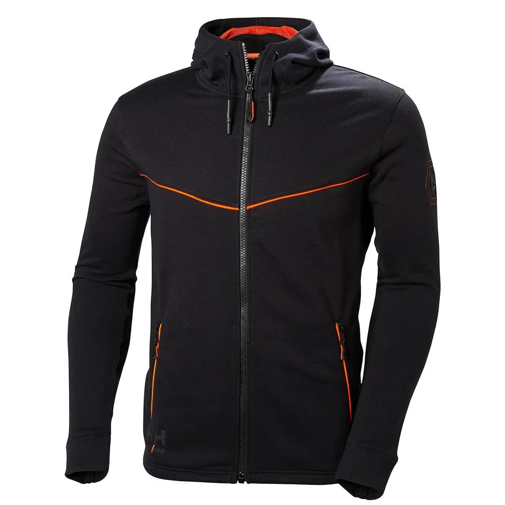 Helly Hansen Workwear Hettegenser Chelsea Evolution hel glidelås, svart v:7412877