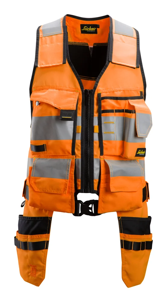 Håndverksvest 4230 AllroundWork kl.1 HiVis oransje/sort 3XL v:8526563