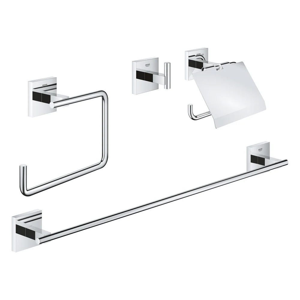 GROHE START CUBE TILBEHØRSSETT 4-IN-1 KROM v:9354200 GROHE START CUBE TILBEHØRSSETT 4-IN-1 KROM v:9354200