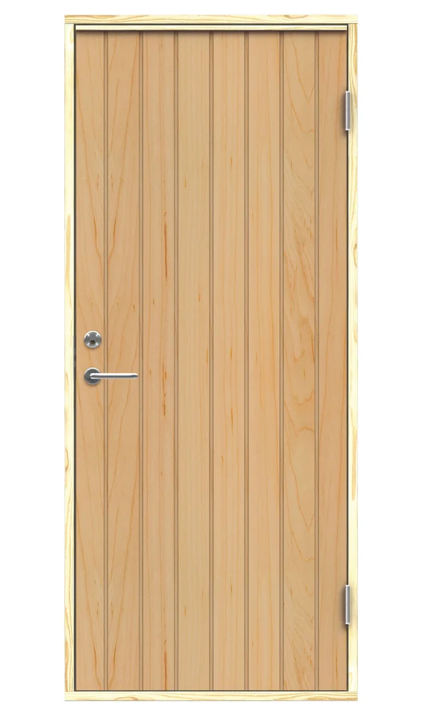 Boddør 458 90×200 cm venstrehengslet ubehandlet v:6802142