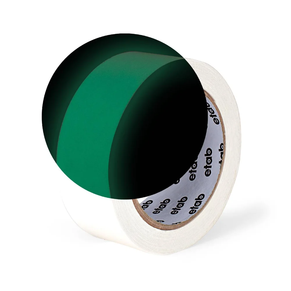 Tape selvvlysende 40mmx10m gul v:6160300