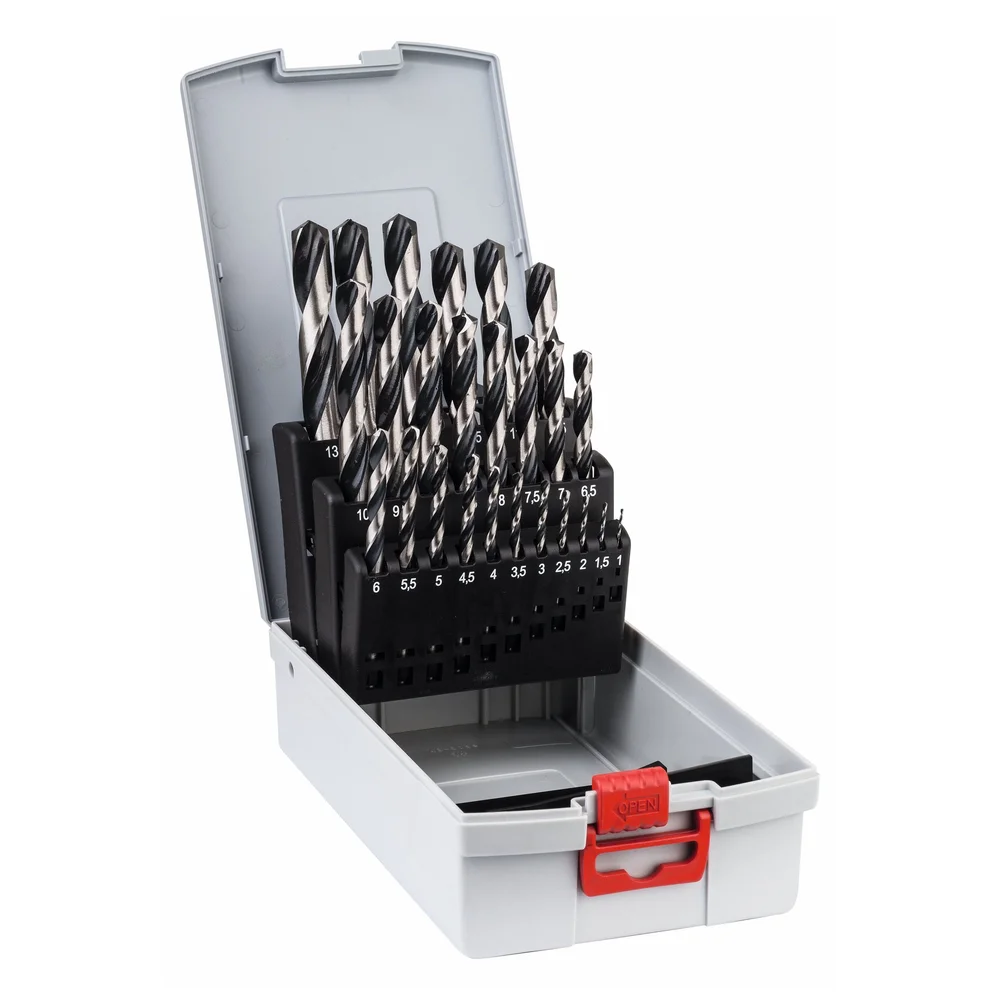 Bosch Borrsett PointTec HSS-R, 1-13 mm, 25 stk. v:5921919 Bosch Borrsett PointTec HSS-R, 1-13 mm, 25 stk. v:5921919