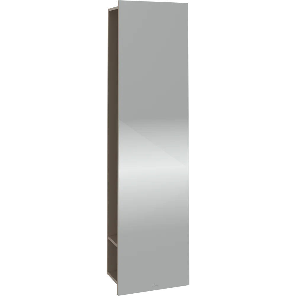 V&B SUBWAY 3.0 SPEILHYLLE 40X171 HØYRE TAUPE HÅNDTAK I KROM v:9577590