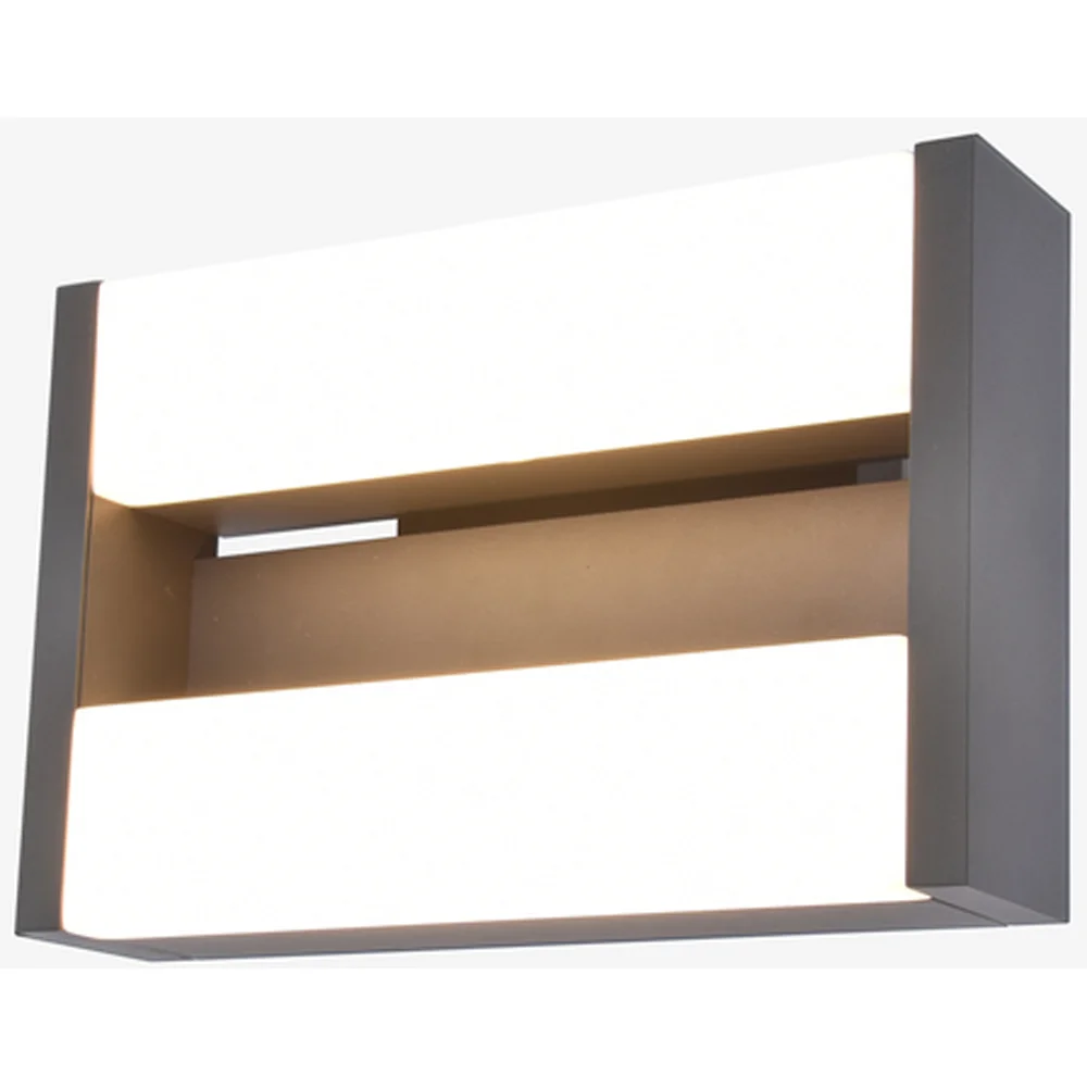 LUTEC ARCHITECTURAL CONROY VEGGHENGT LAMPE MØRK GRÅ v:5366948