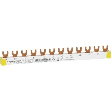 Schneider Electric Fasrail, Resi9, 3 P, 10 mm2, 12 moduler, avkortbar v:6386479