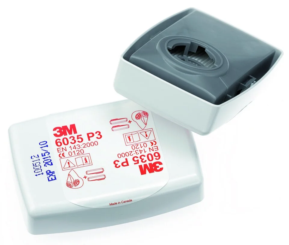 3M Partikelfilter, P3 R, 6035 till hel- & halvmask v:6854889