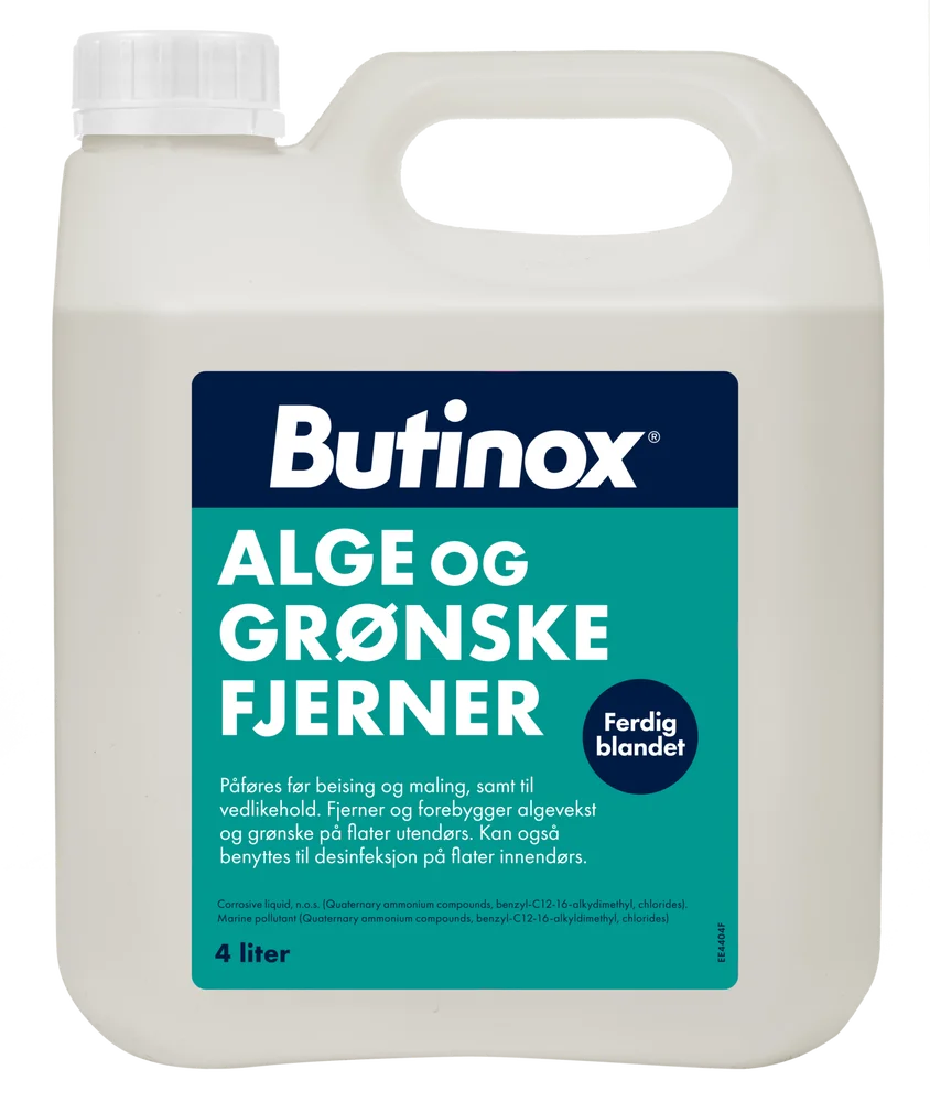 BUTINOX ALGE OG GRØNSKEFJERNER 4L v:4062904 BUTINOX ALGE OG GRØNSKEFJERNER 4L v:4062904