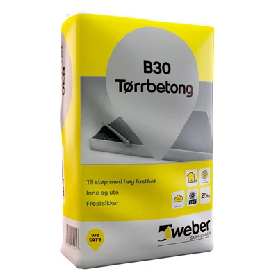 TØRRBETONG 25KG B30 v:6676257 TØRRBETONG 25KG B30 v:6676257