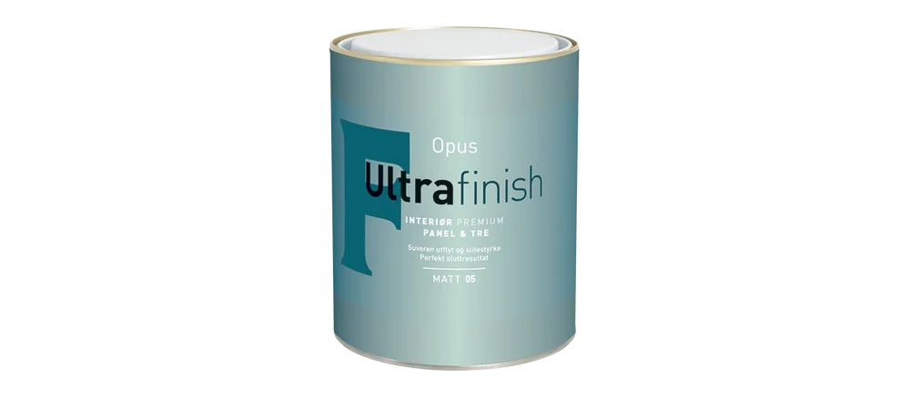 OPUS Ultrafinish panel og tre matt hvit 0,68 l interiørmaling v:2061391