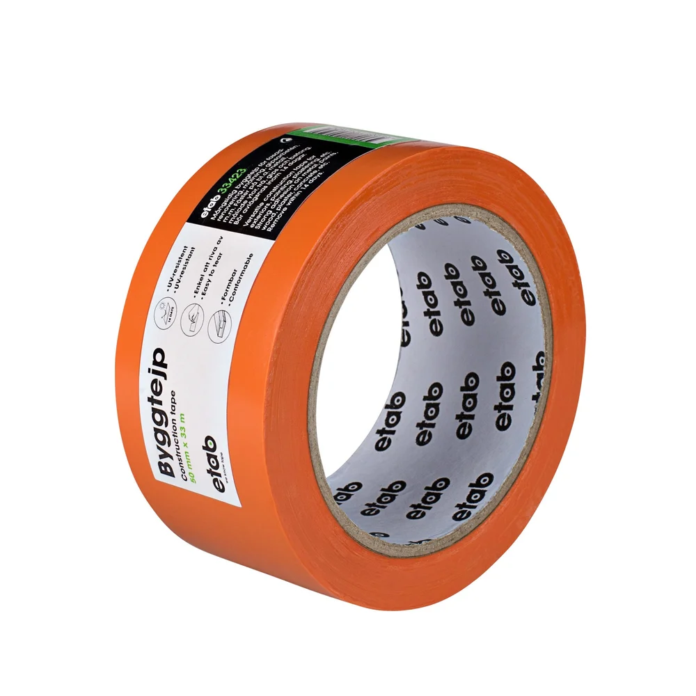 ETAB BYGGETEJP ORANGE 50MMX33M v:5414510 ETAB BYGGETEJP ORANGE 50MMX33M v:5414510