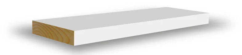Glattkantlist furu hvit bomull S0502-Y 21x45x4400 mm v:7847734 Glattkantlist furu hvit bomull S0502-Y 21x45x4400 mm v:7847734