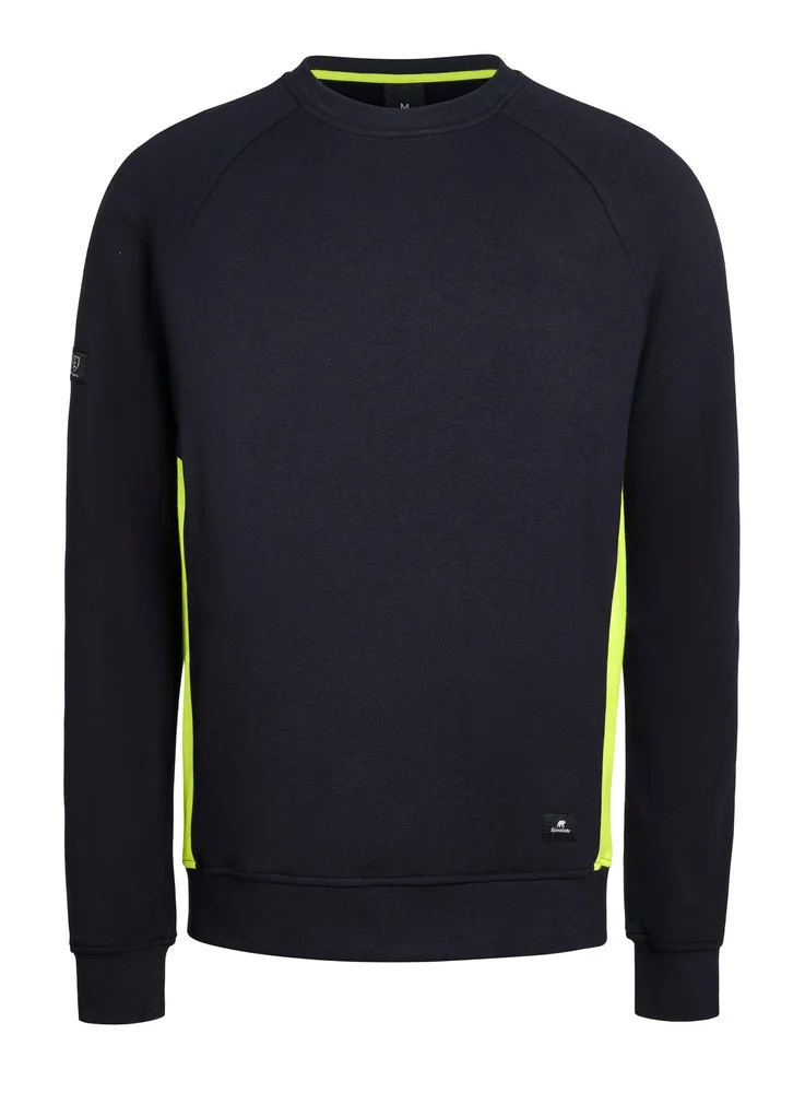 SWEATSHIRT PRESSURE 424-0 FR MARINE/GUL v:2341571 SWEATSHIRT PRESSURE 424-0 FR MARINE/GUL v:2341571