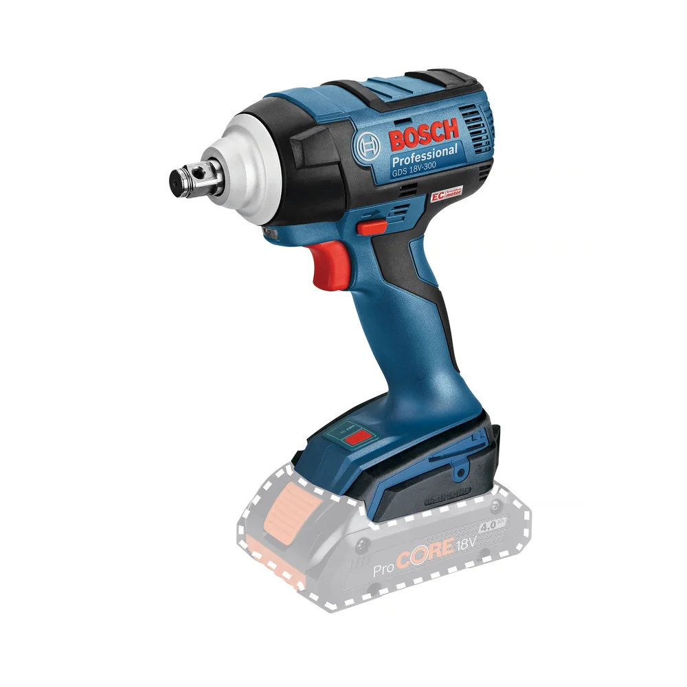 Bosch Muttertrekker GDS 18V-EC 300, uten batteri & lader v:9479557