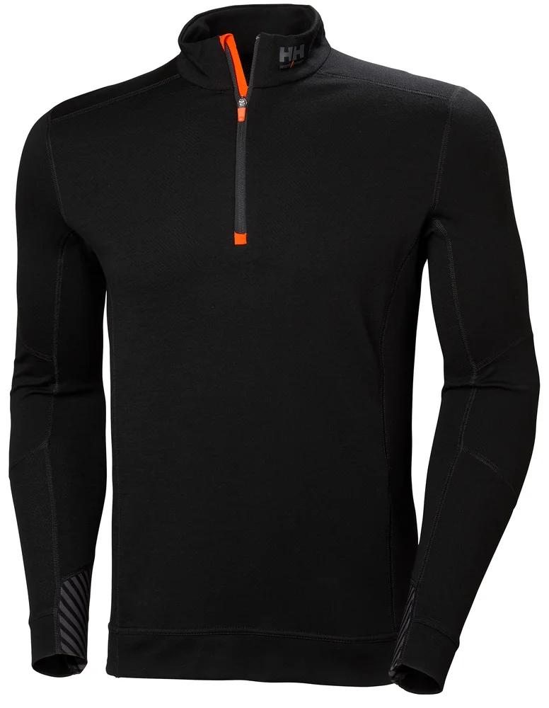 UNDERTRØYE 1/2ZIP 75107 SVART S v:4240910
