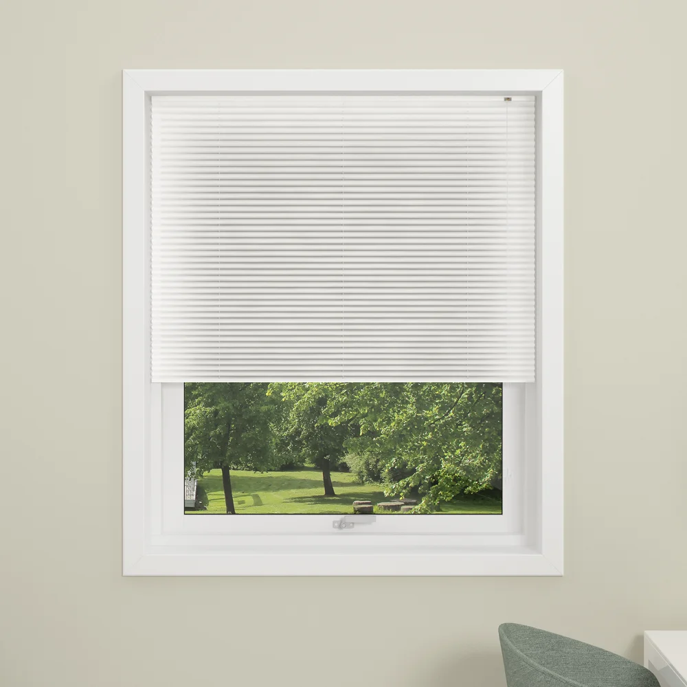 DEBEL PLISSÉGARDIN LONDON LYSDEMPENDE HVIT 140X160 v:5151078