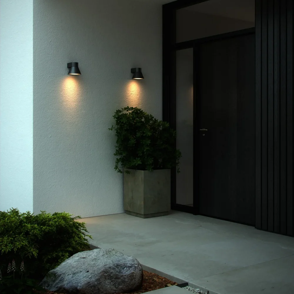 NORDLUX KYKLOP CONE VEGGLAMPE SORT v:3139751 NORDLUX KYKLOP CONE VEGGLAMPE SORT v:3139751