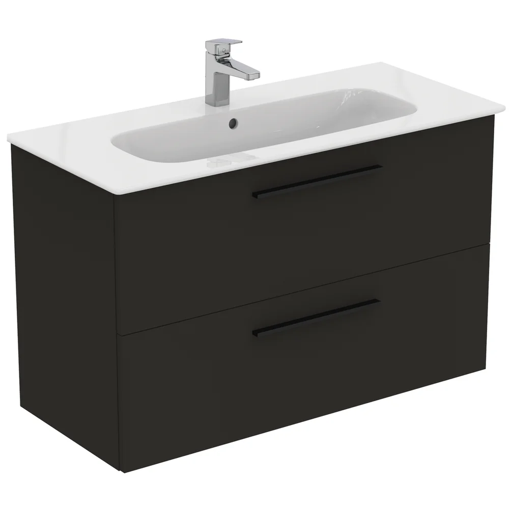 IDEAL STANDARD I.LIFE A BADEROMSMØBEL 1040X460 CARBON GREY M/SORT HÅNDTAK v:9516269