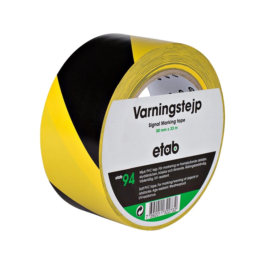 ETAB VARSELTAPE 94 50MMX33M GUL/SVA v:7673420 ETAB VARSELTAPE 94 50MMX33M GUL/SVA v:7673420