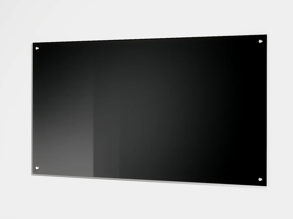 Glassplatefeste for herdet glass 6 mm | kompakt metallfinish v:2777100