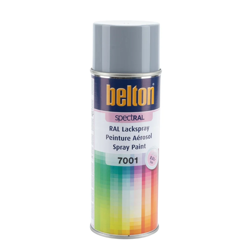 Belton Spraymaling, Sølvgrå RAL 7001, 400 ml v:5779656