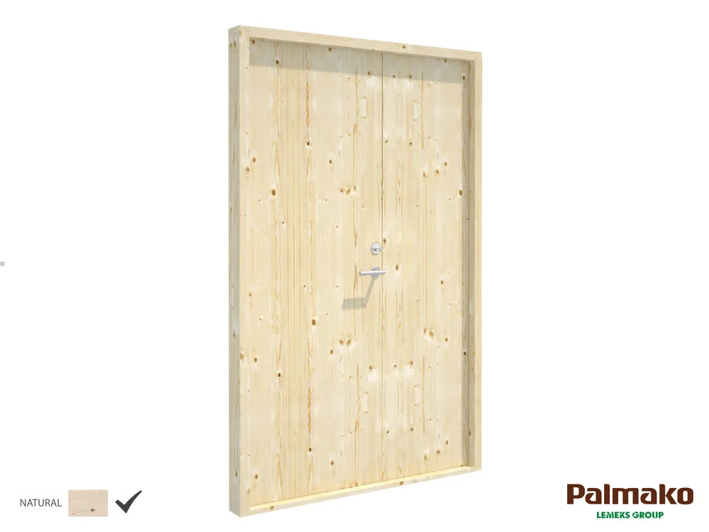 Boddør dobbel uten vindu Palmako 130×200 v:2876494