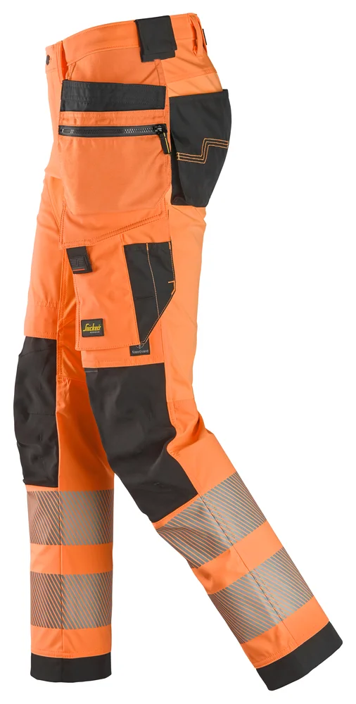 Snickers Workwear Arbeidsbukse 6232 Hylsterlommer Oransje/Sort KL2 48 v:1241079