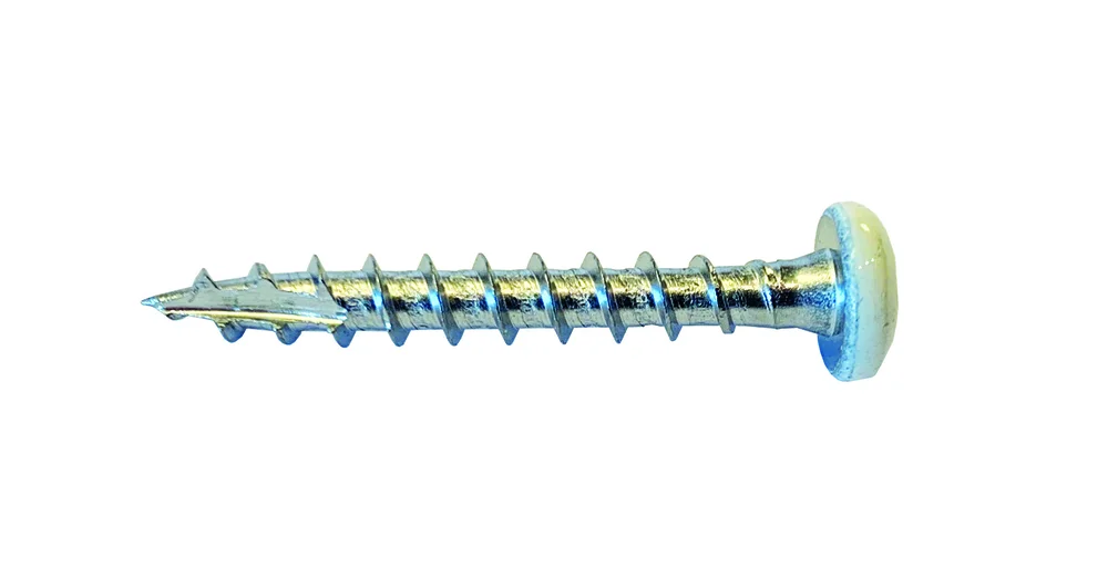 Vindusblikkskruer 3,5x25 mm hvit 200 stk v:2330014
