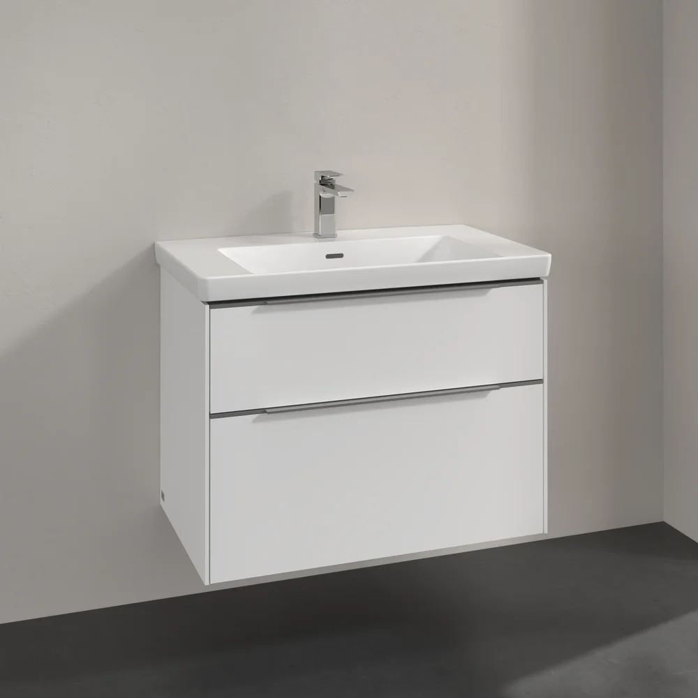 V&B SUBWAY 3.0 SERVANTSKAP 77X57 PURE WHITE HÅNDTAK I KROM v:5852357