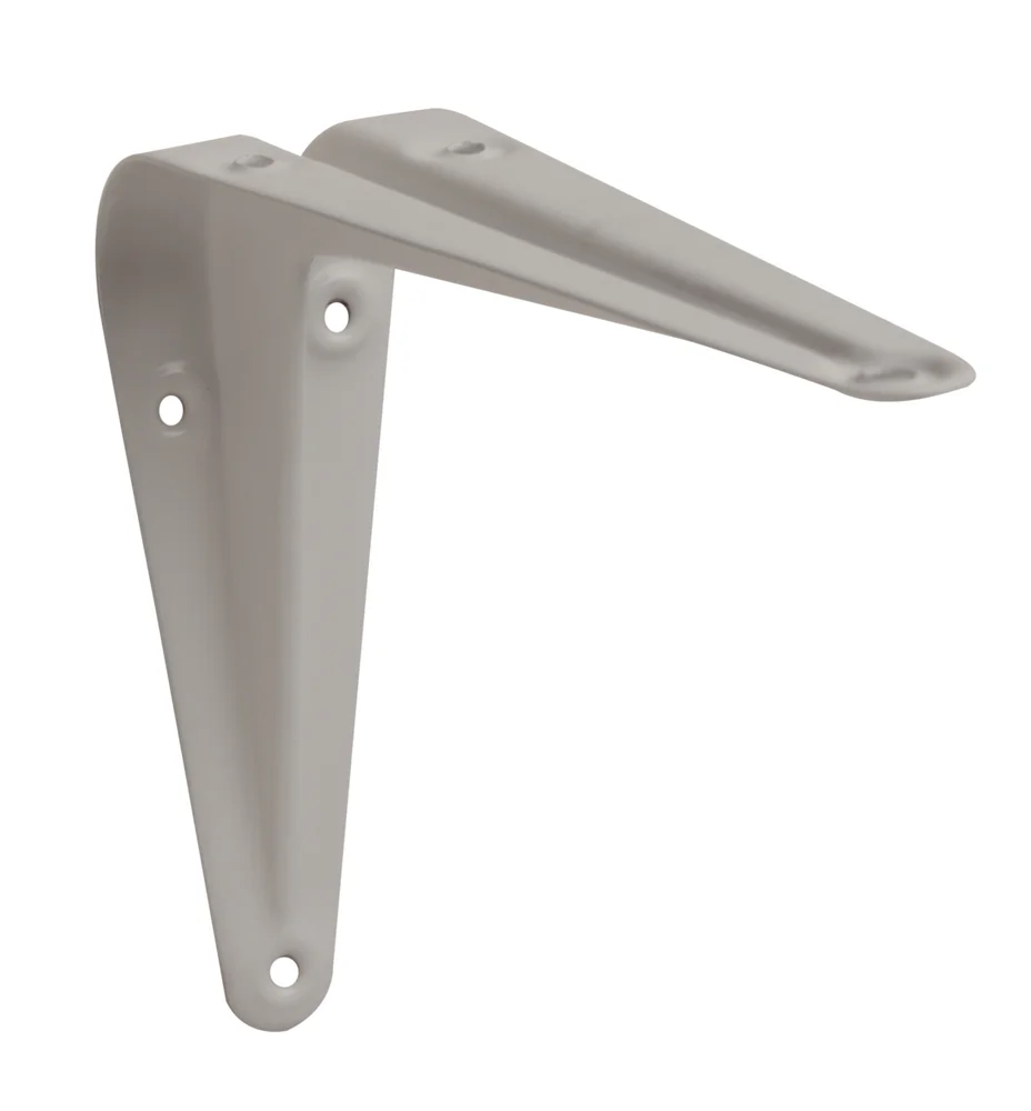 Hyllevinkel oppresset 100×125 mm pulverlakkert v:4261170