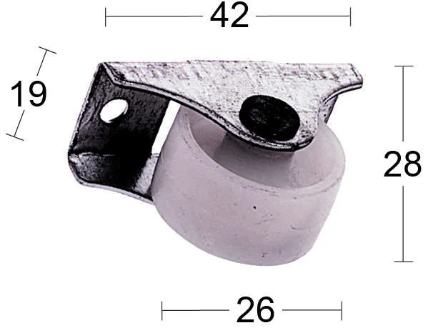 Habo 2027 møbelhjul v:8615951
