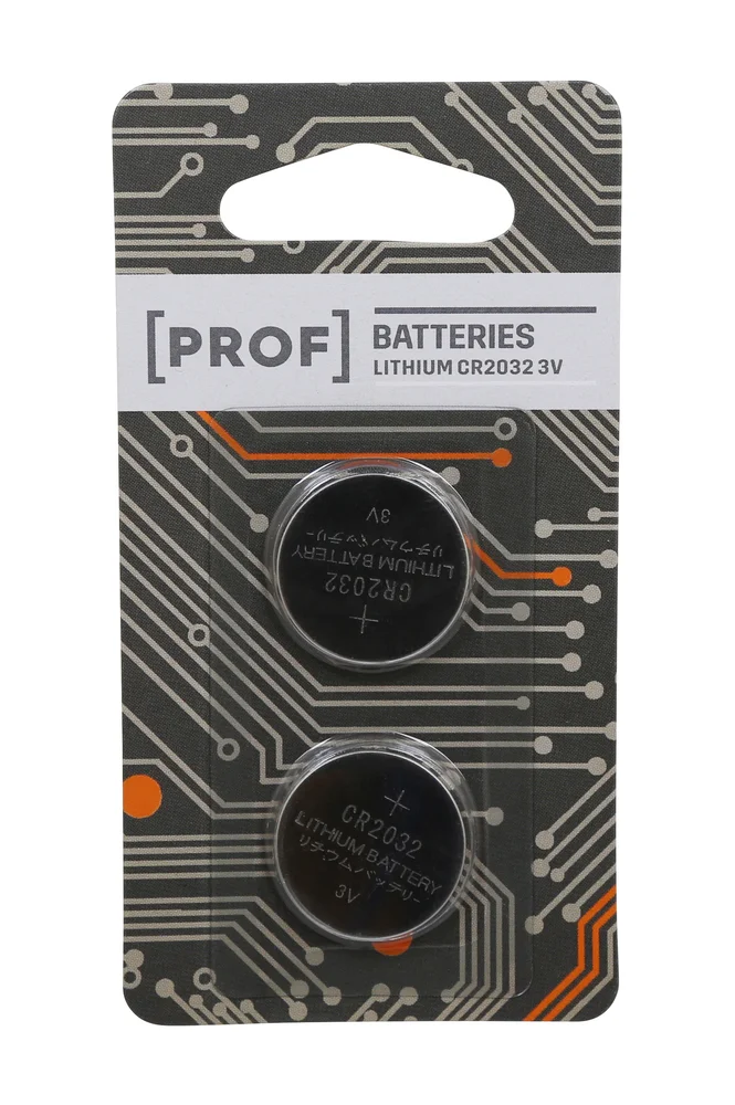 BATTERI LITHIUM CR2032 PROF 2 PAK v:2749796